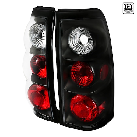 Spec-D Tuning 03-06 Chevrolet Silverado Altezza Tail Light Black LT-SIV03JM-TM